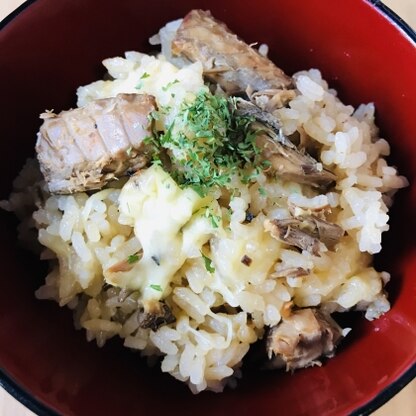 サバの味噌煮缶を使って作ってみました。
少し醤油を足して濃い目の味付けにしました。
チーズが入っているので洋風な感じになりますね。
サバを美味しくいただけました